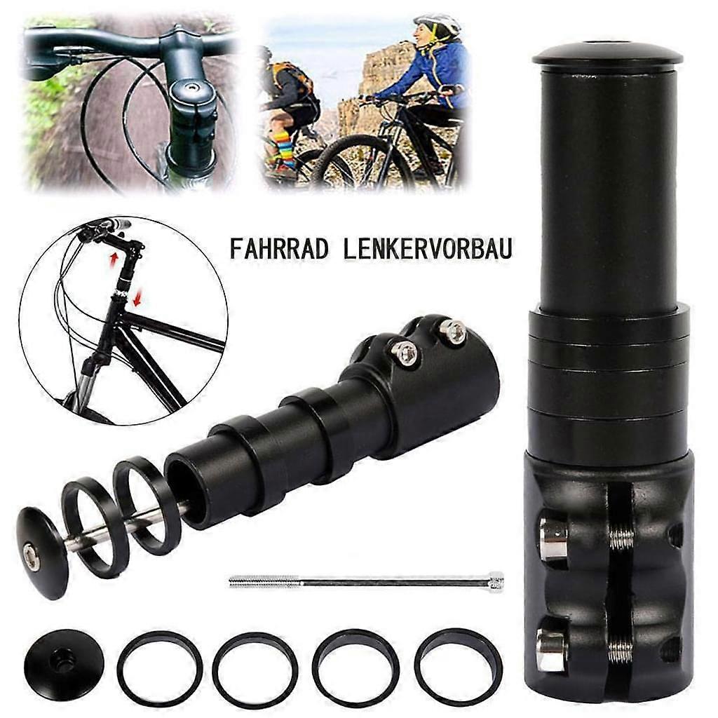Bicycle handlebar riser stem extension fork shaft extension 121 mm MTB