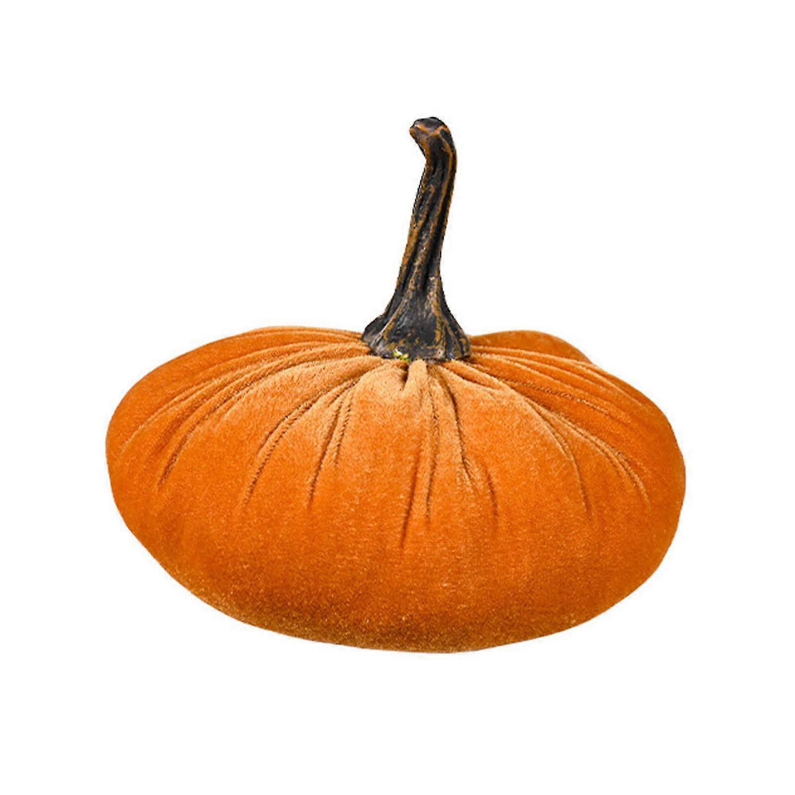 Artificial Pumpkin Ornament Soft Stuffed Pumpkins For Doll Desktop Decor