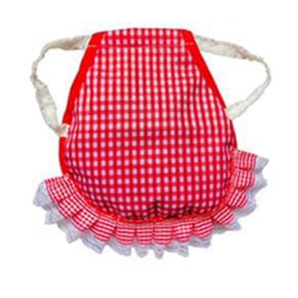 Hen Saddle Apron Feather Protection Fixer Back Protector Hen Saddle Apron Double Layer Red