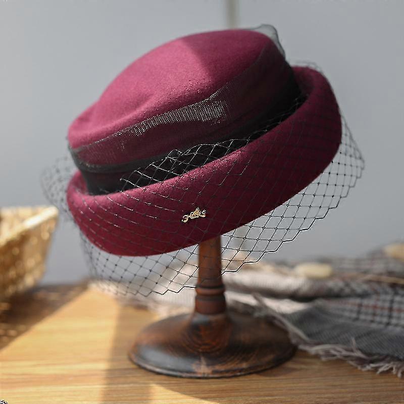 Gllutt Cashmere Beret Hat - French Style Stretchy Knitting  display picture 1