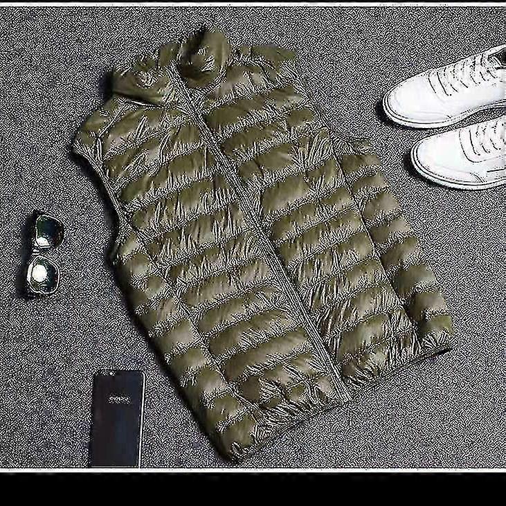 Men Down Jacket Autumn Coat Light Jackets Warm Outerwear