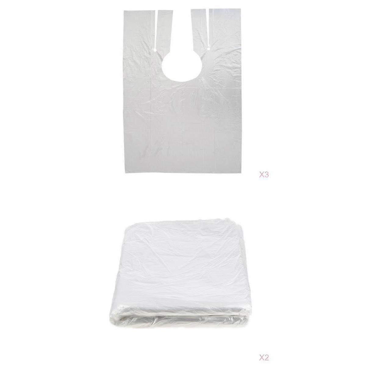 250 חד פעמי חיתוך שיער קייפ סלון שמלת שכמיות חלוק בד