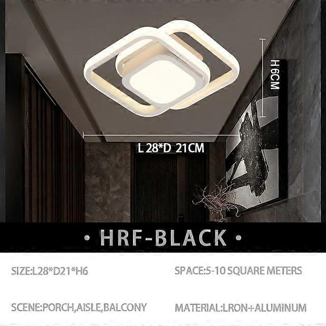 أضواء السقف الممر LED مصابيح غرفة المعيشة الحديثة الحد الأدنى لمصباح درج مدخل الشرفة تركيبات ديكور المنزل أدى بريق