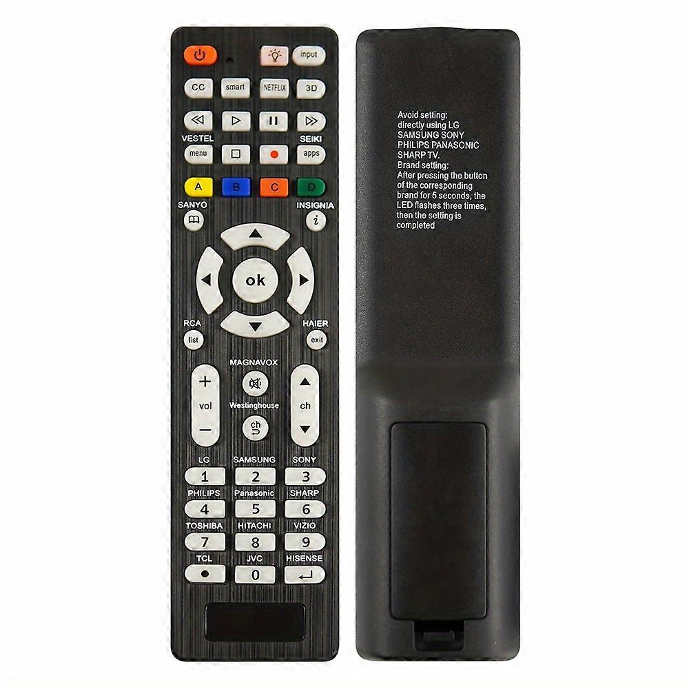 2021 Multi-Brand Universal TV Remote | Infrared, 18-Device Control | Battery-Free Operation