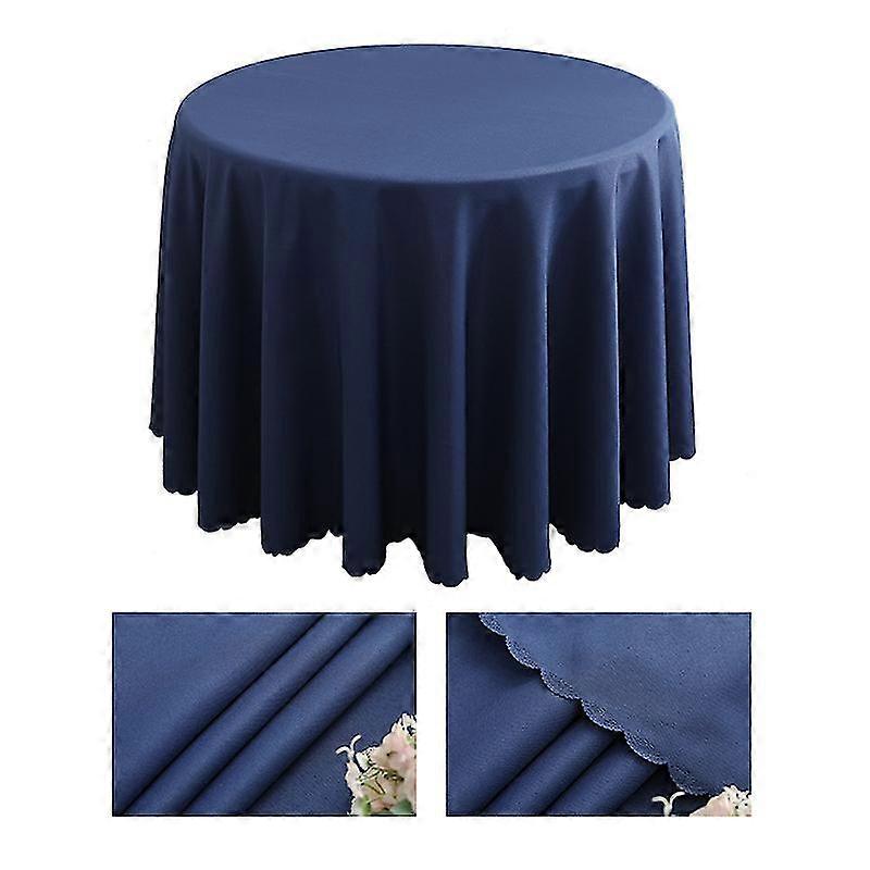 Dark Blue Tablecloth - Wedding Party Birthday Table Cover - Washable Polyester