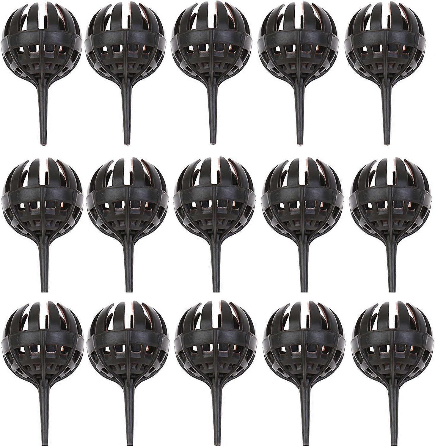 Plant Fertilizer Box Fertilization Control Container 50 Pcs (Brown, L)