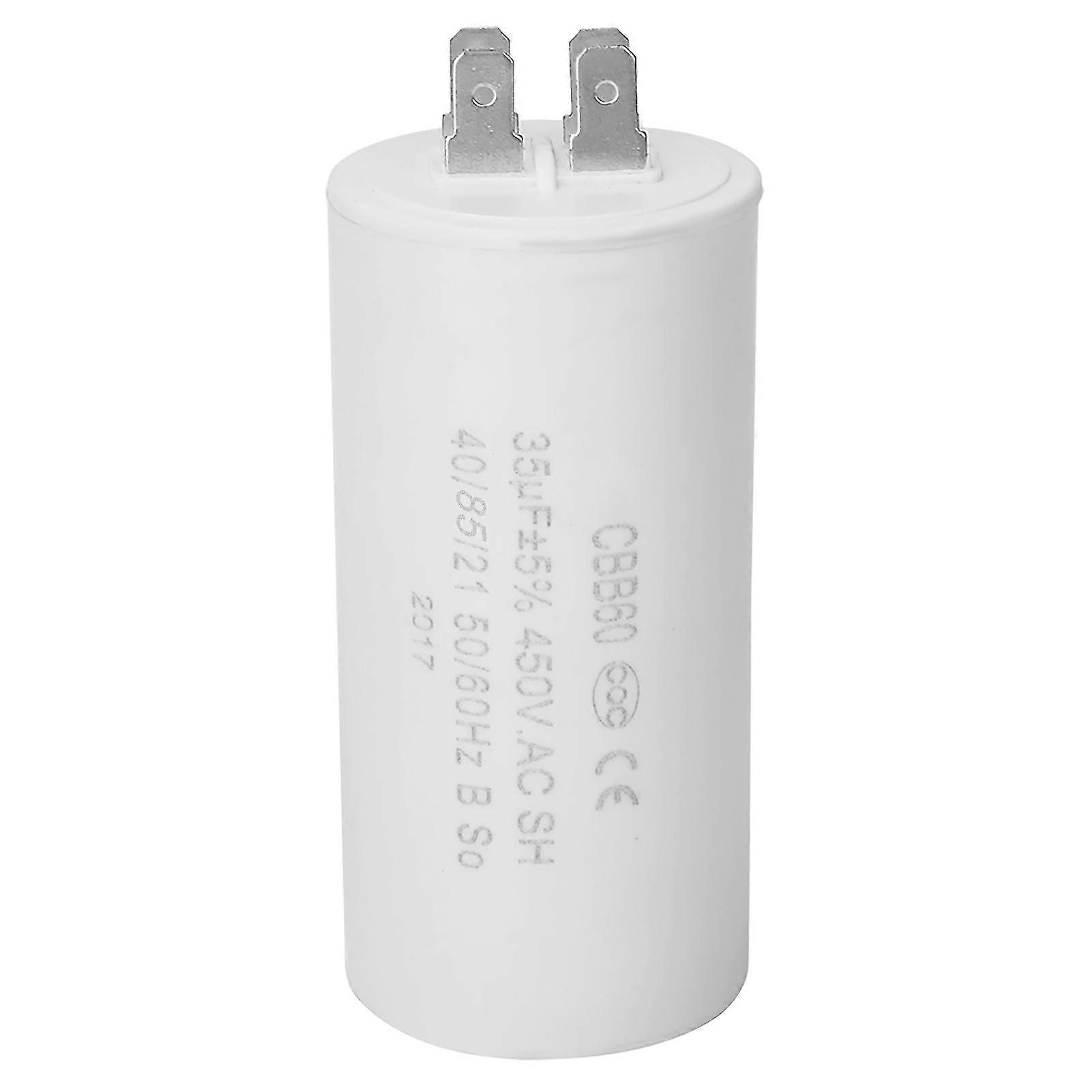 Motor Running Start Capacitor 450V 35uf ESR 0.2 compatible with Appliance - CBB60 Eco-Friendly, 4 Pin