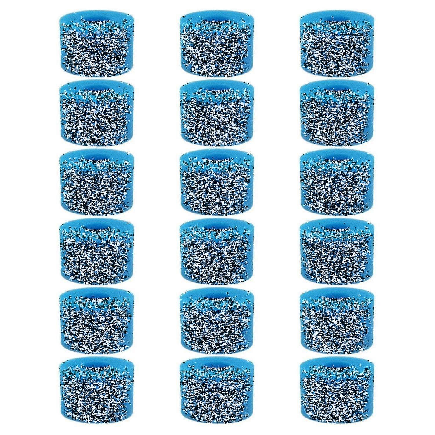 18pcs Compatible Pure Spa Reusable Washable Foam Hot Tub Filter S1 Type