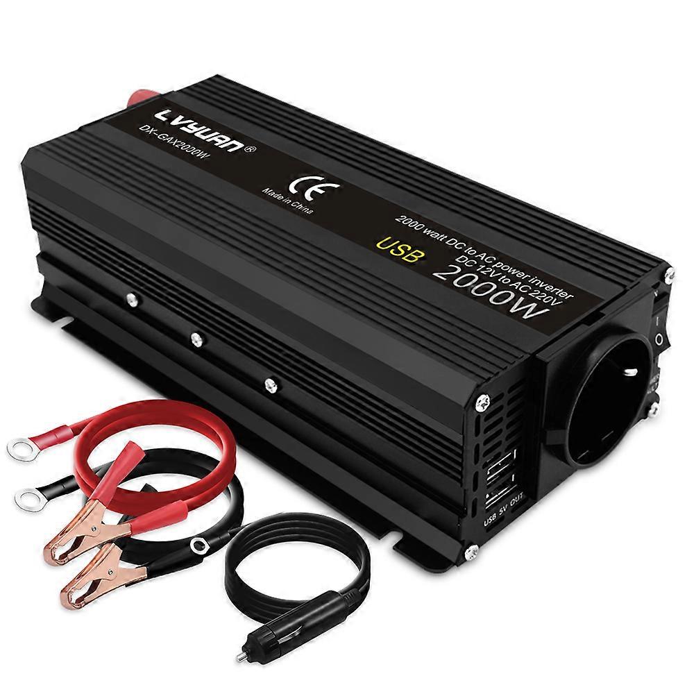 Invertitore Di Potenza 300W GIANDEL - Da 12V A 220V Per Auto, Con 2 USB E Display LED - Foto 13
