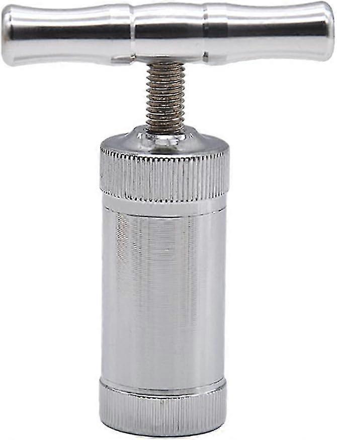 Herb Crusher Grinder Heavy Duty T Handle Pollen Press Compressor for Garlic Salt Spice.