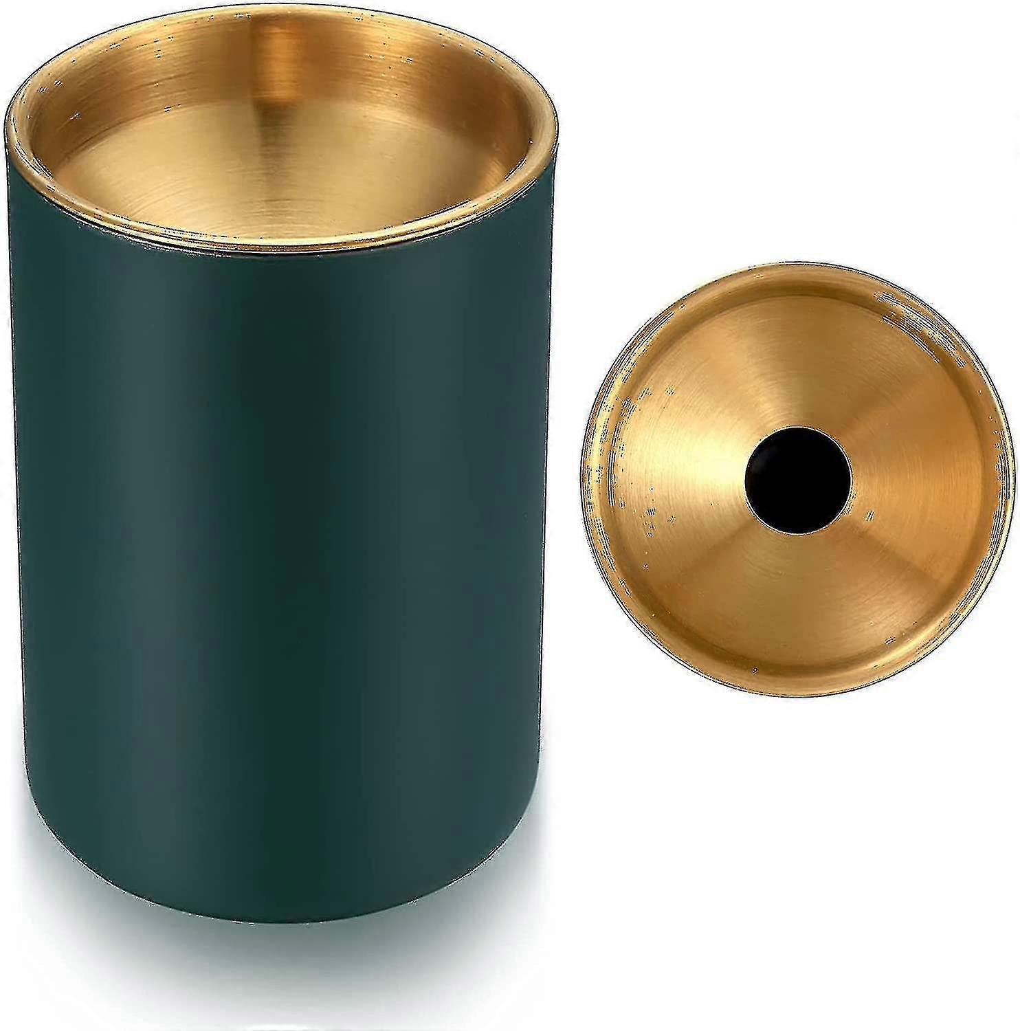 Stainless Steel Funnel Ashtray Windproof And No Ash For Indoor