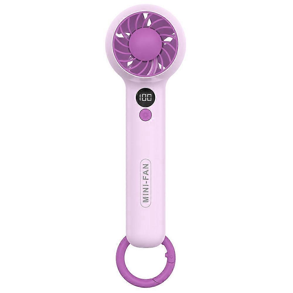 Handheld portable student fan with hook