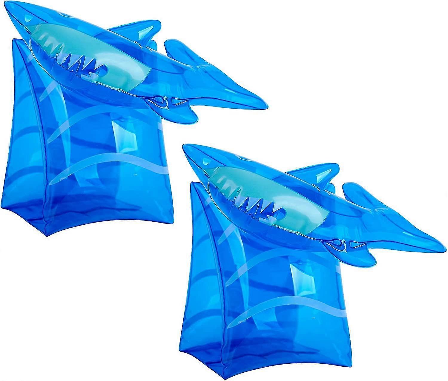 2 Pieces Floating Inflatable Armbands For Kids,arm Bands 3-8 Years Old,swimming Armbands Floating Sleeves For Training Learning Swimming,tube Armlets