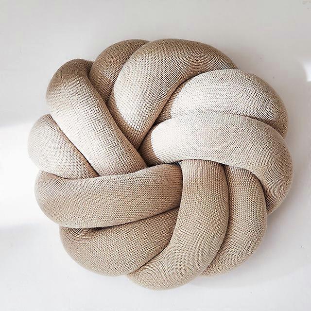 Cotton DIY Hand Knot Back Cushions Cozy Car Lumbar Pillow Home Decorative Sofa Seat Cushion Soft Office Hand Rest Pillows