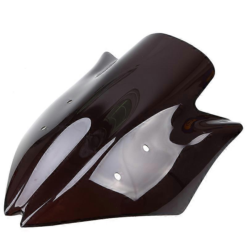 Deflettori per parabrezza moto POSSBAY Deflettori antivento a doppia bolla per parabrezza moto per Kawasaki Z1000 2007 2008 2009