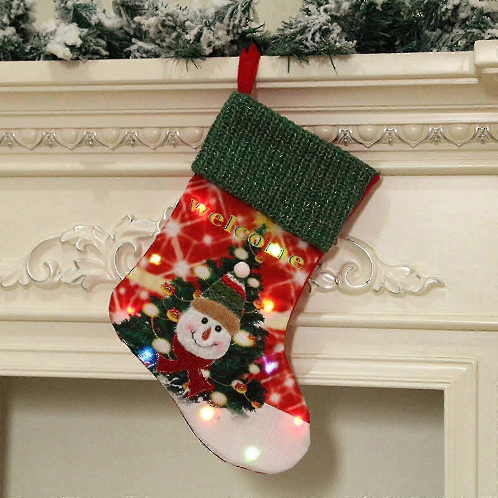 Light Up Christmas Socks