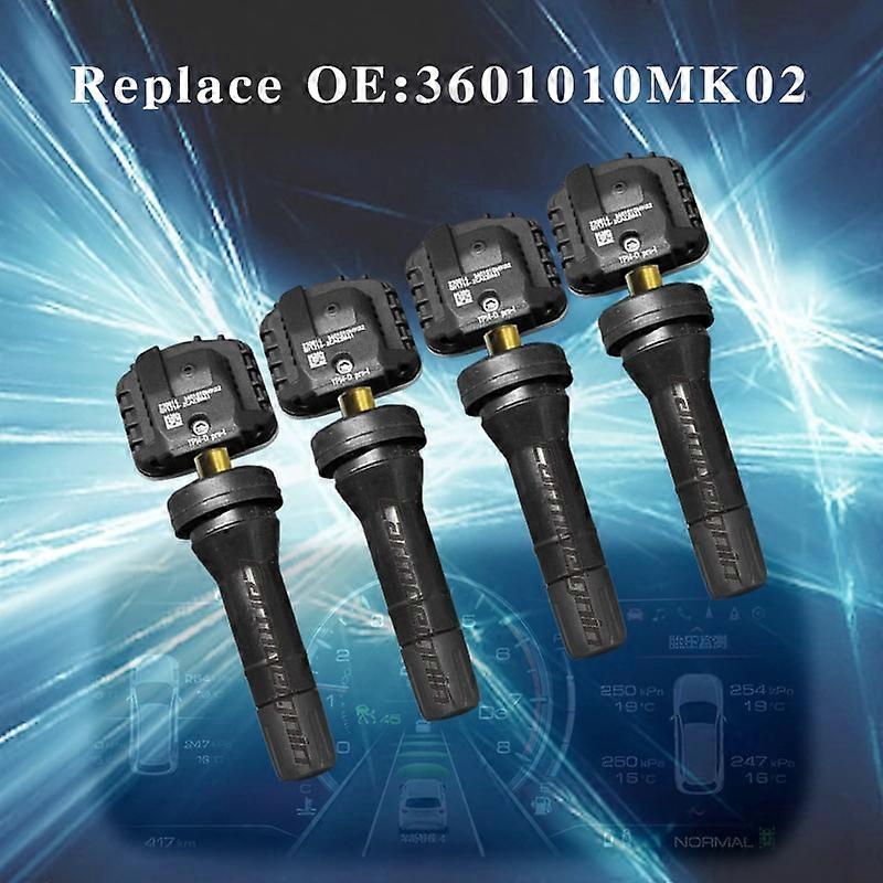 433MHz TPMS Tire Pressure Sensor Monitoring 3601010-MK02 For Chang'an UNI-T CS75 CS55 Plus Oushang X5 X7 PLUS Z6 UNI-V UNI-K iDD