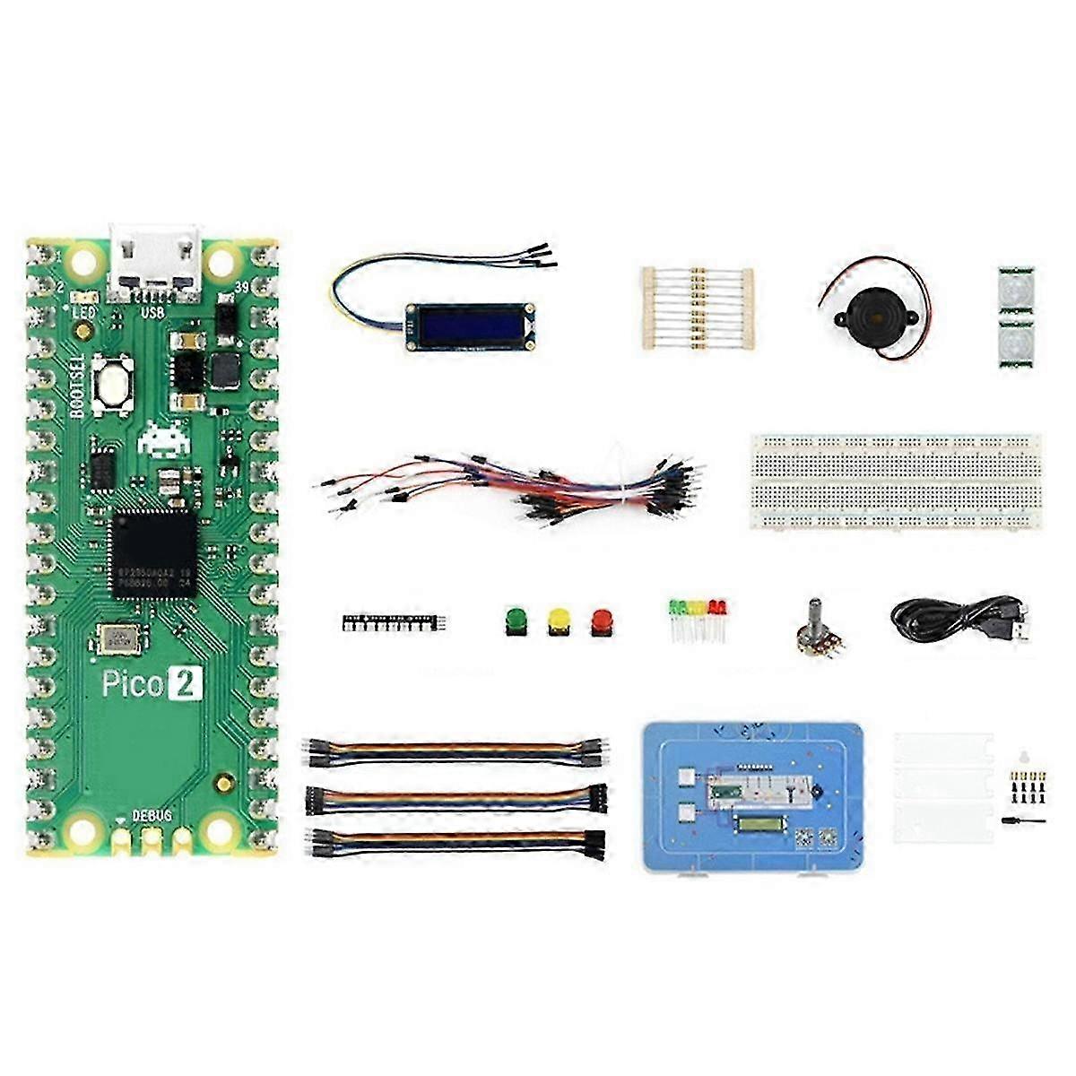 For Pico 2 Basic Kit Development Board Rp2350 Microcontroller Arm -m33 Hazard3 Risc-v Motherboard