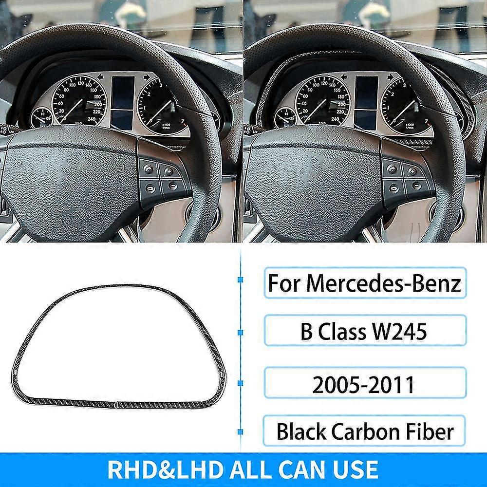 Otwoo For Benz B Class W245 2005-2011カーボンファイバーギアシフトウィンドウリフトエアアウトレットウォーターカップホルダーパネルスーツカーインテリアステッカー