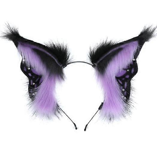 Fox Ears Headband Plush Anime Animal Headband Cosplay Fur
