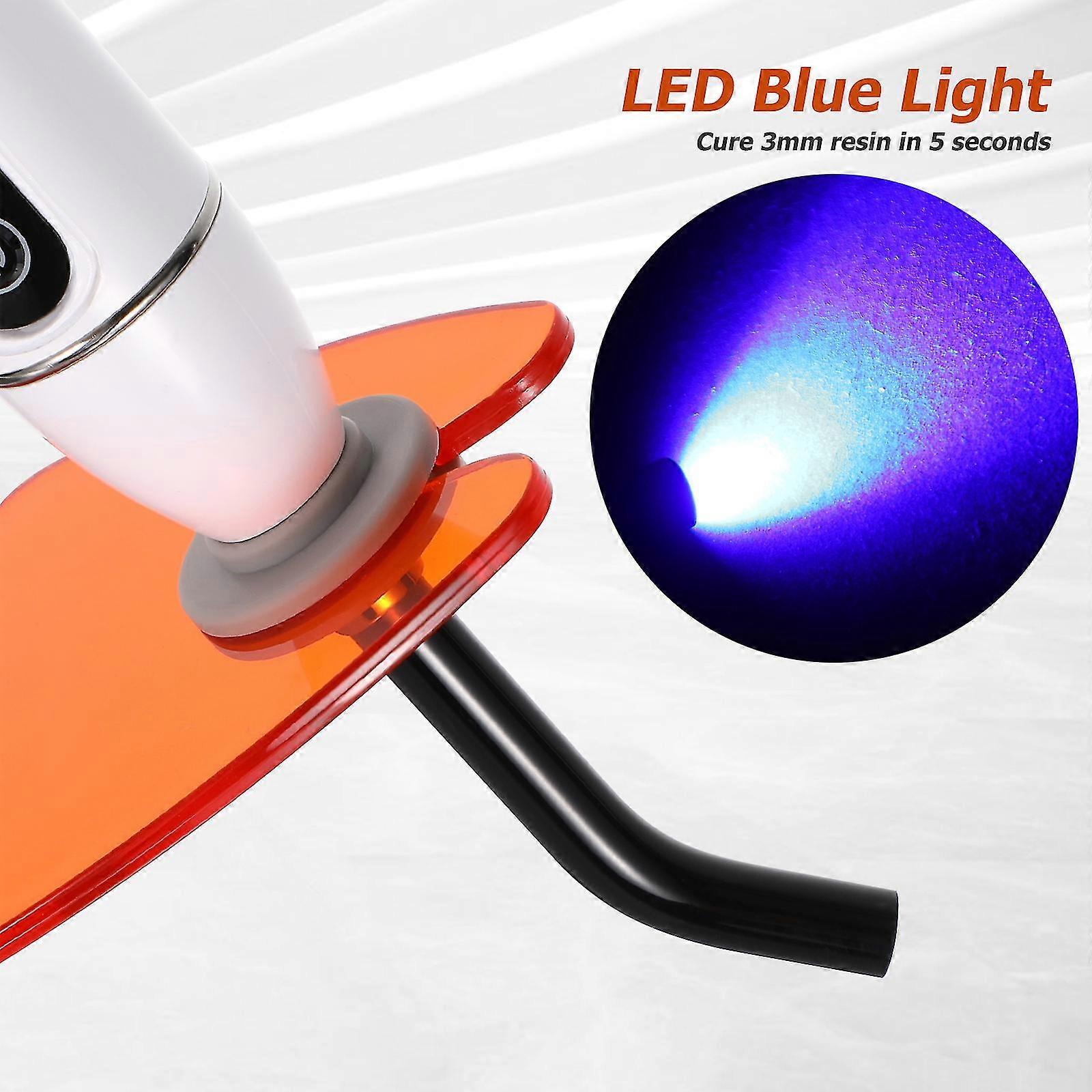 Metal Dental LED Curing Light 3000mW/cm² - Cordless For Orthodontics, Whitening, Fillings 6 thumbnail image