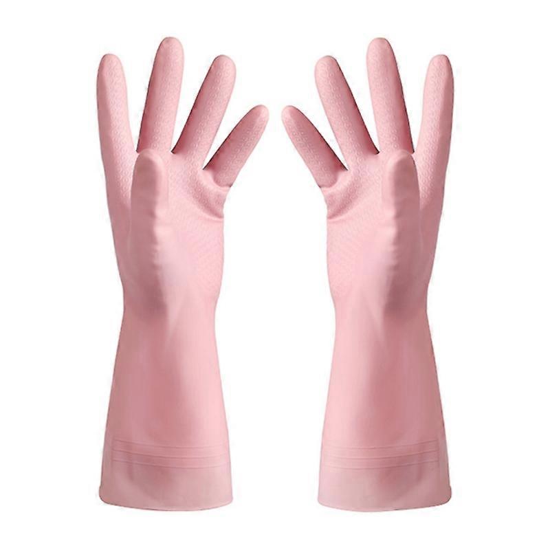 1 par diskhandskar Ultra Soft Protect Hands Vattentät Tvätta Disk Latex Hushållshandskar för daglig användning Qinhai