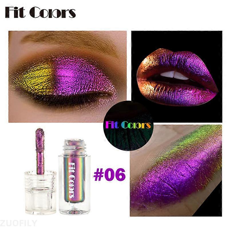 6 Color Shiny Metallic Glossy Face Decorating Liquid Eyeshadow Lipgloss BUY 1 GET 2