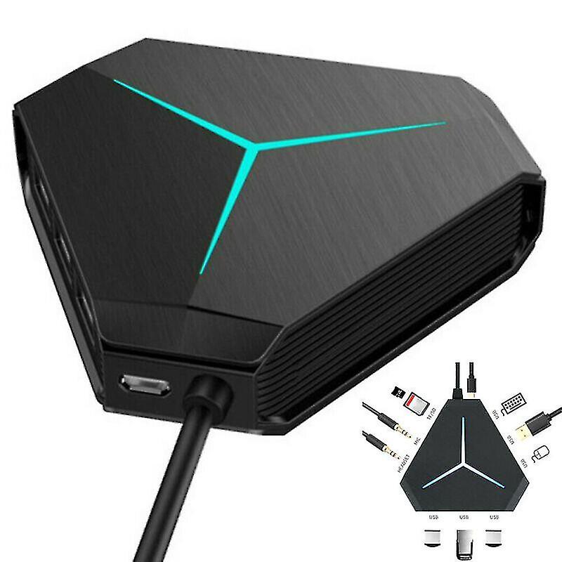 6 puertos USB Hub 2.0 Multi Splitters Expansion High Speed Laptop Adapter