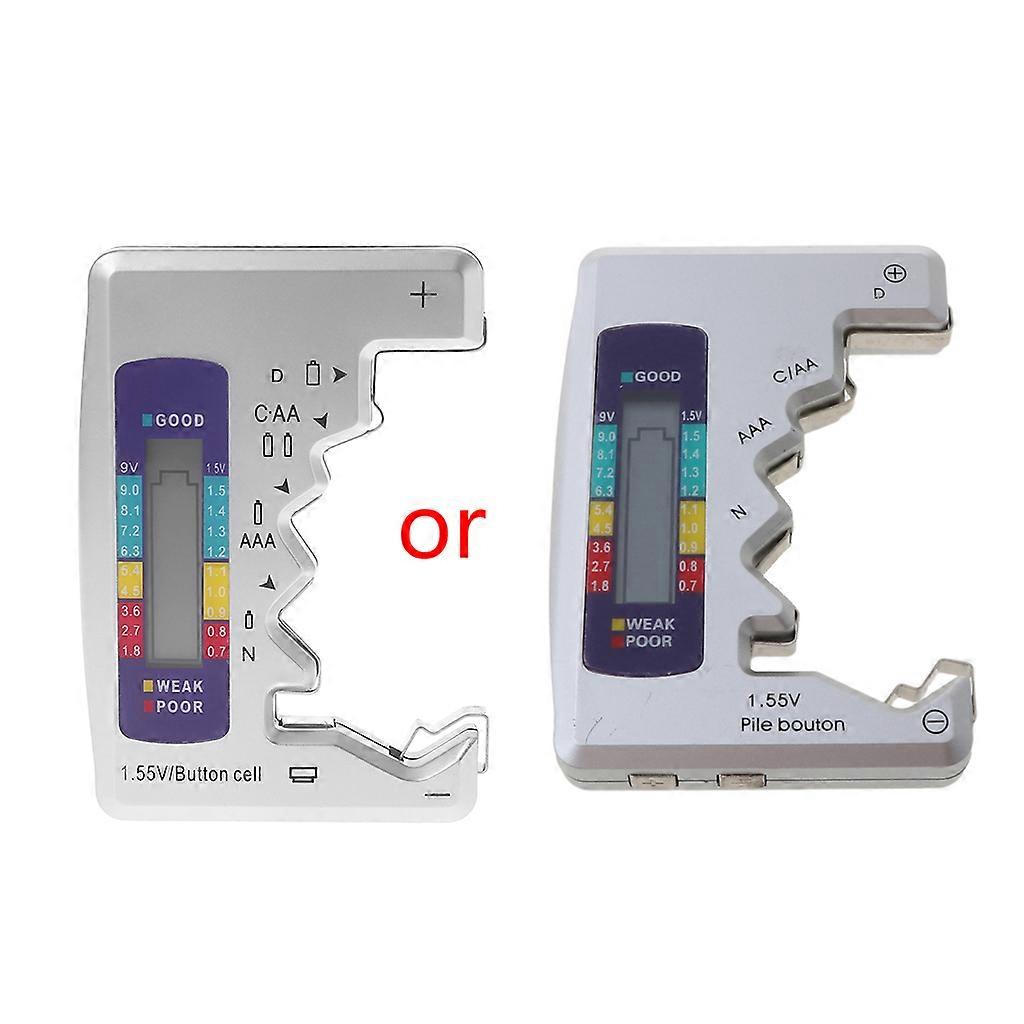 Digital Battery Tester Battery Capacity Detector For C/D/N/AA/AAA/9V 6F22 Batter