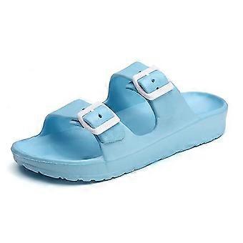 Sandalen, slippers, strandschoenen, slippers, verstelbare pantoffels met dubbele knoop, comfort voetbed strings