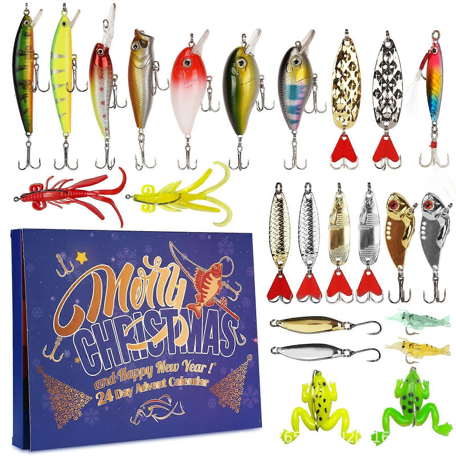 Fishing Advent Calendar Bait Set Advent Calendar Blind Box Set