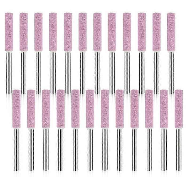 24 Pack Chainsaw Sharpener Grinding Stones Polishing Grinding Tool For Chainsaw Sharpener 3X48Mm