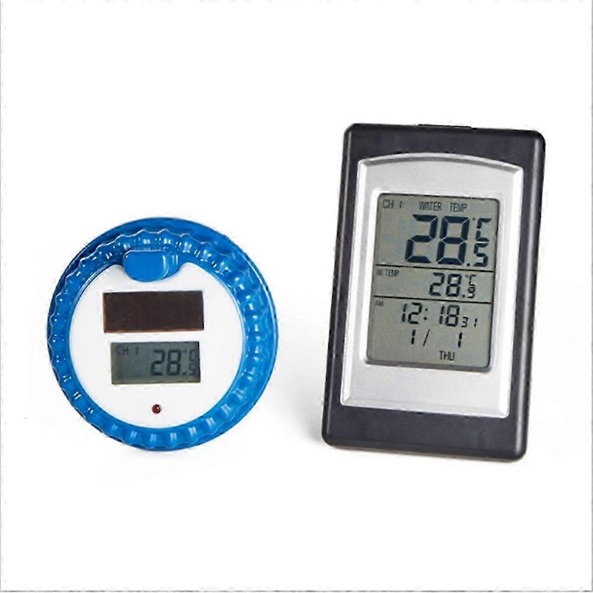 Wireless Solar Pool Thermometer Wireless Floating Indoor And Outdoor Thermometer