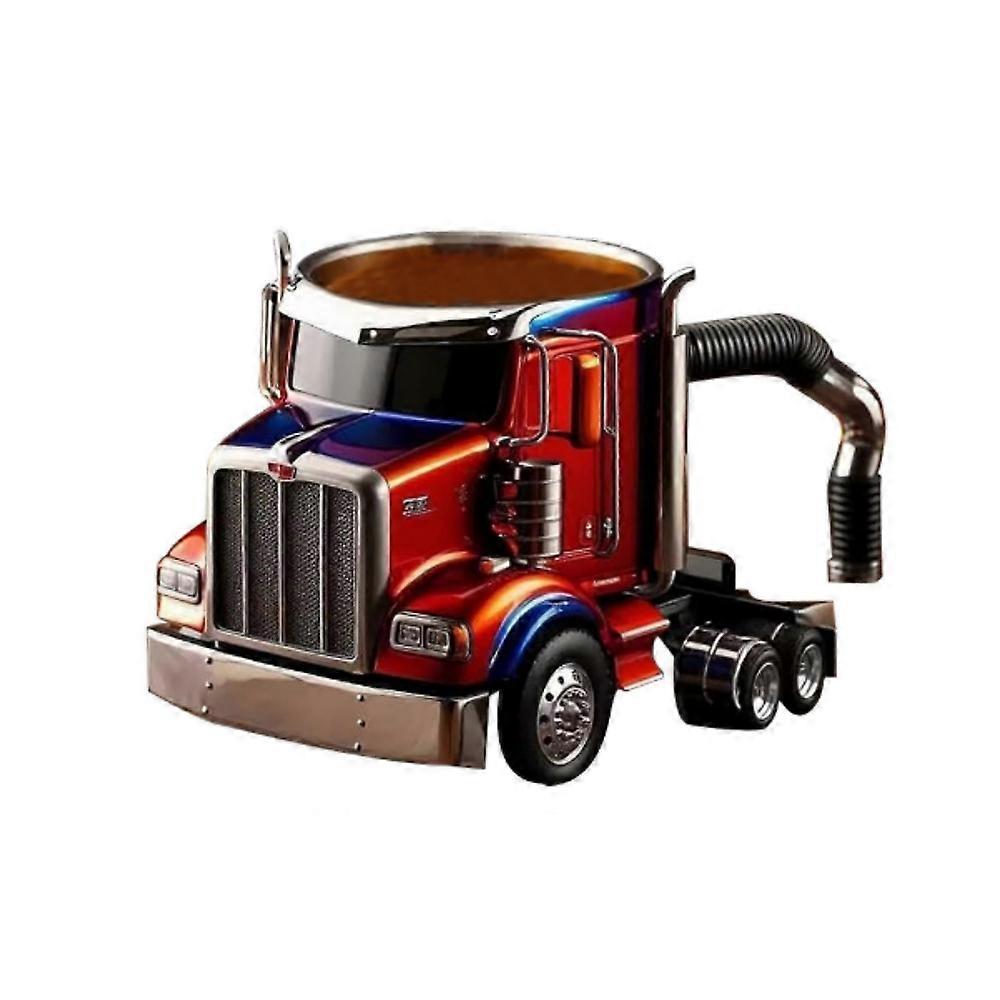 Handgefertigte Kaffeetasse in LKW-Form, Kaffeetasse in LKW-Form