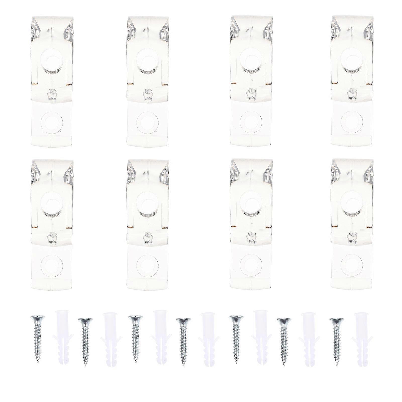 8Pcs Blinds Roller Curtain Plastic Hooks Practical Window Blind Loops for Home