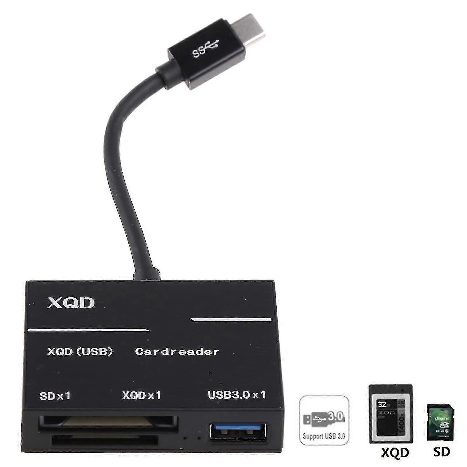 USB 3.0 XQD/SD Card Reader/Write Superspeed 5Gbps Flash SD Memory Card Reader