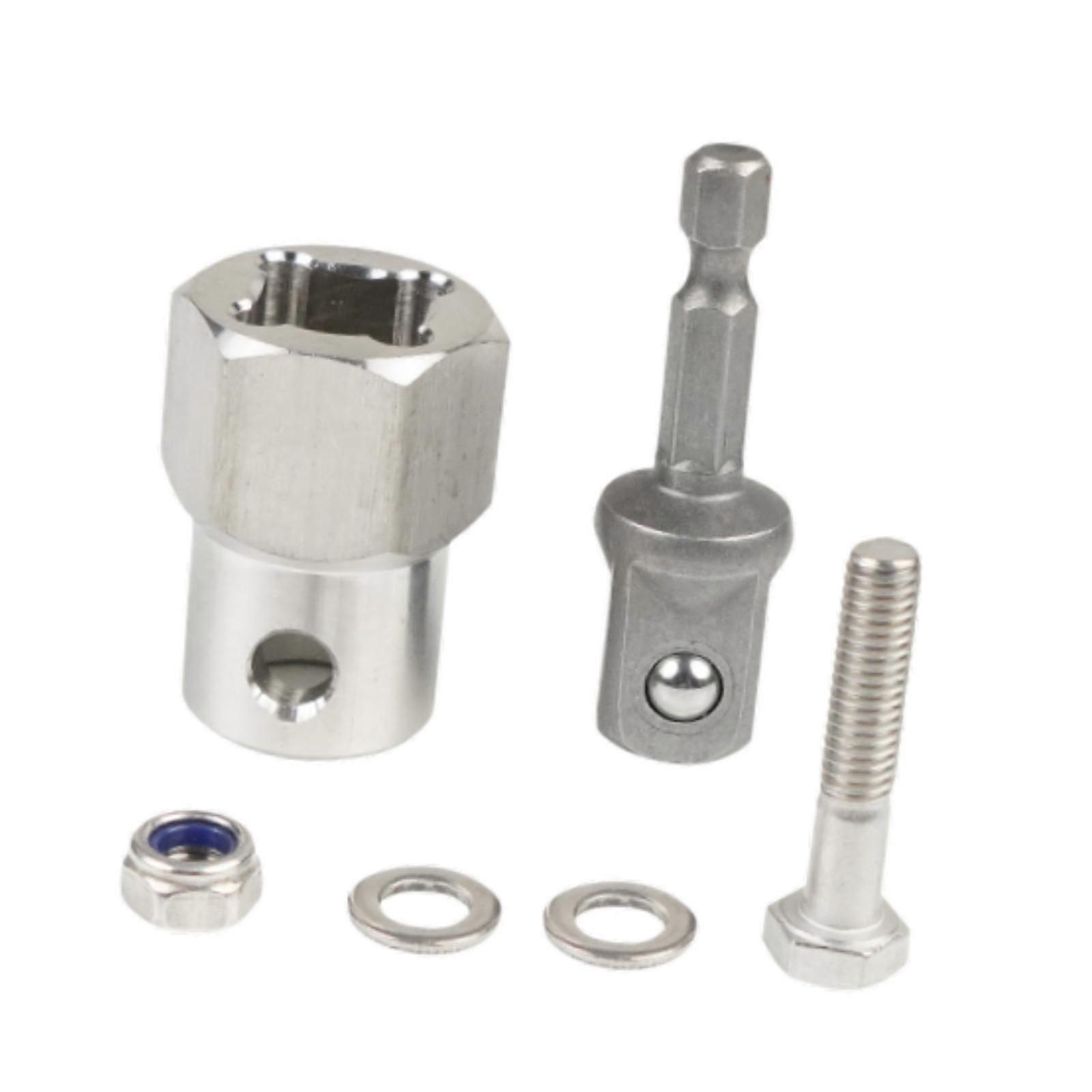 Trailer Jack Electric Drill Adapter Compact with 1/2 inch Socket Adapter Bit