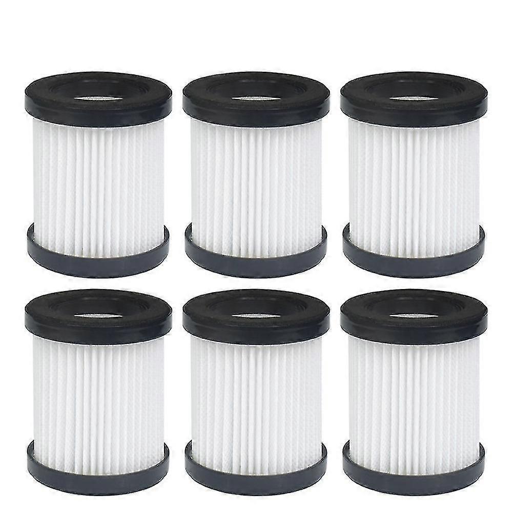 6pcs For Moosoo Xl-618a Wireless Handheld Vacuum Cleaner Hepa Filter