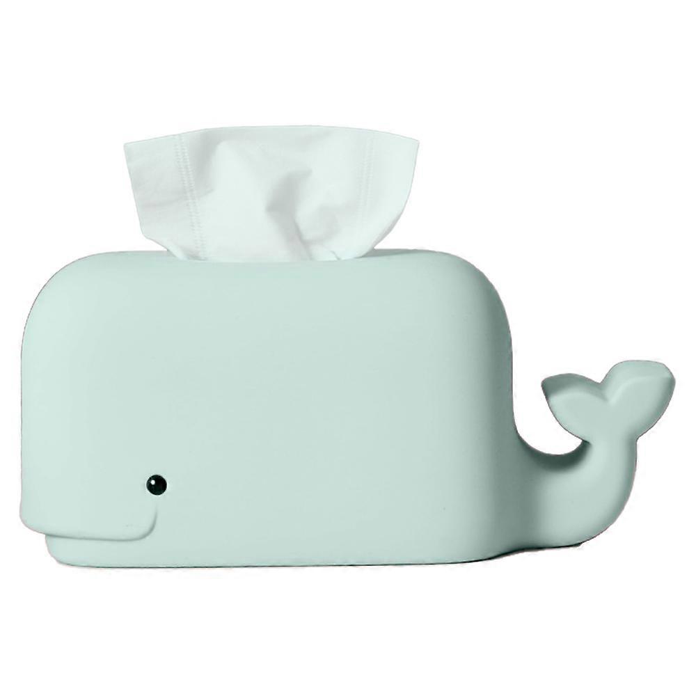 Silicone Tissue Box, Cartoon Tissue Box, Light Blue