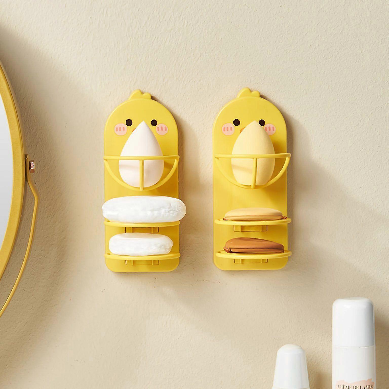 Makeup Sponge Holder - Cosmetic Sponge & Powder Puff Organizer