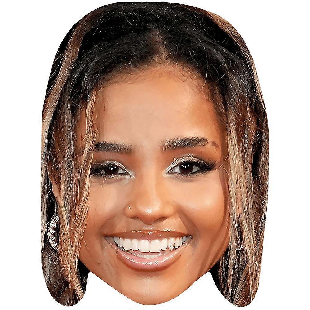 Tyla Seethal (Smile) Celebrity Mask, Flat Card Face