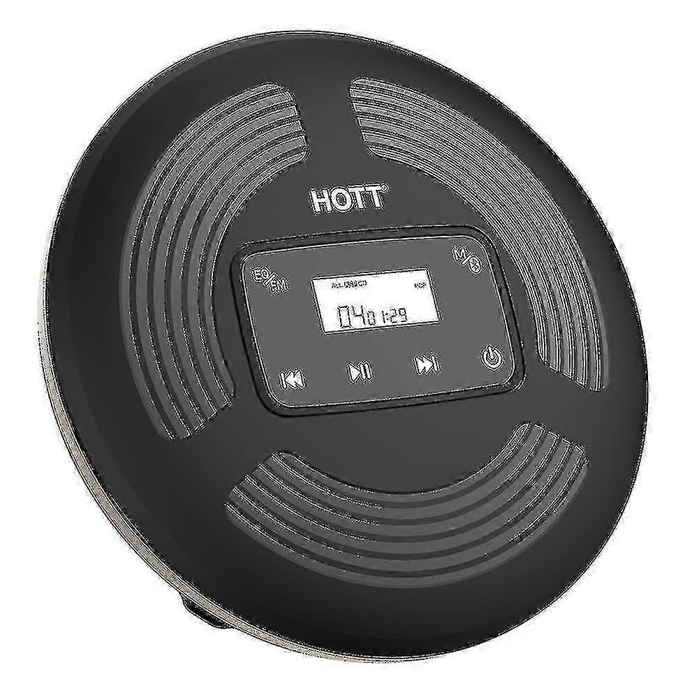 Portable Bluetooth Cd Player With Black Touch Screen Version With Headphone Jack