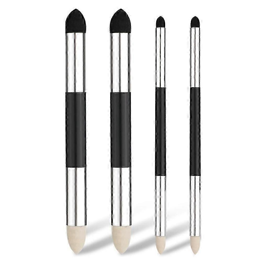 4Pack Blending Sponge Pens Dual Ended Washable Friction Sponge Brushes Sketch Wipe Reusable Blending compatible with Student Artists
