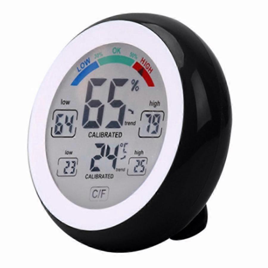 TS-S93 Multifunctional Digital Thermometer Hygrometer Temperature Humidity Meter, Value Trend Display C/Funit