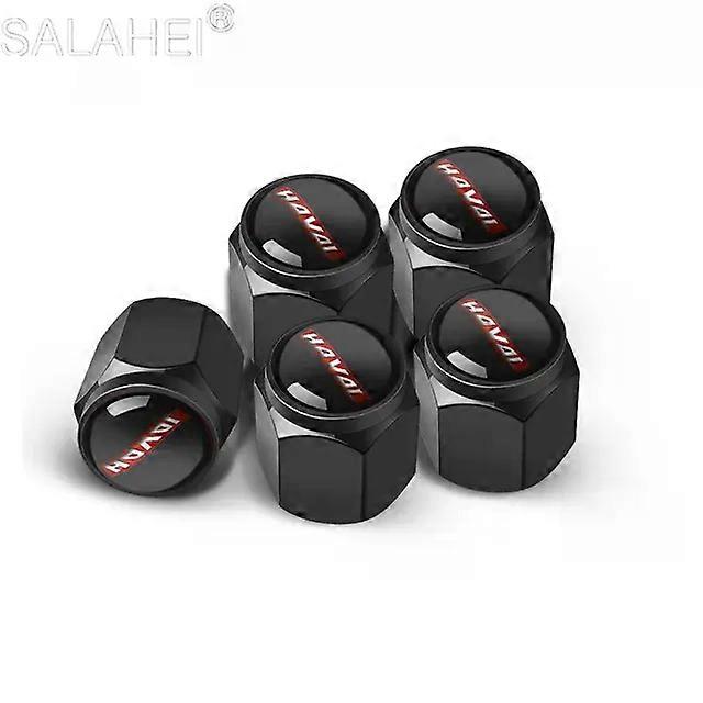 5Pcs/Set Car Anti-theft Sport Car Tire Valve Caps Wheel Air Dustproof Caps For HAVAL H5 H6 H7 H9 F7 F7X Car Goods Accessories MAXP