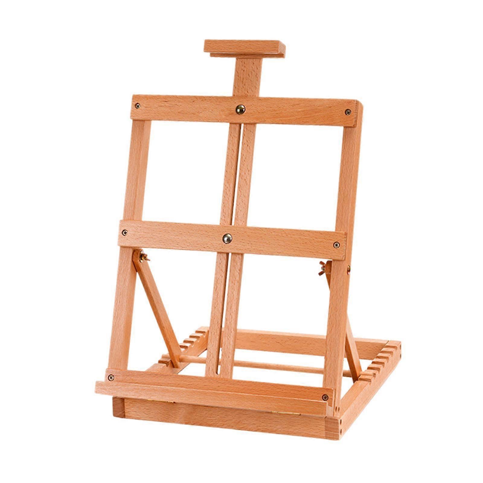 Tabletop Easel Stand Wooden Easels Sturdy Foldable Space Saving Desktop Easel,