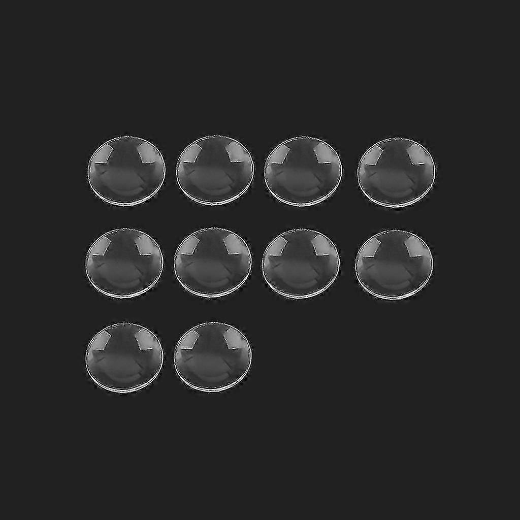 10 Pieces 25/34/42mm Diameter Double Convex Lenses Magnifier Convex Lens High Light Transmission Transparent Durable-Good