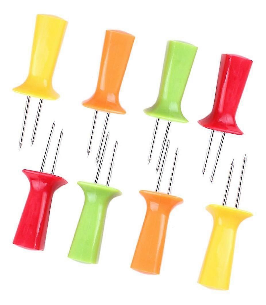 Wearing Corn Maker Fruit Fork Cutlery Fork Bbq Outdoor Corn Fork (8pcs)
