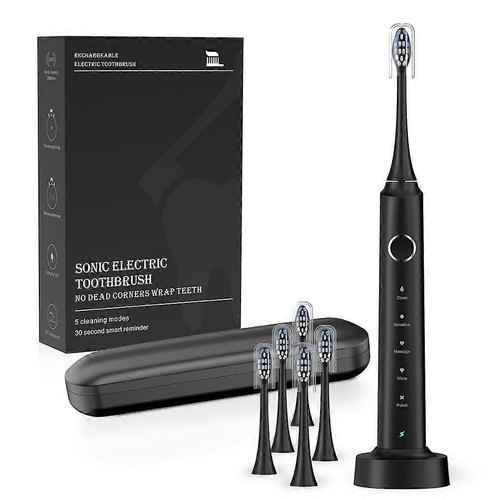 IPX7 Waterproof Smart Portable Sonic Electric Toothbrush