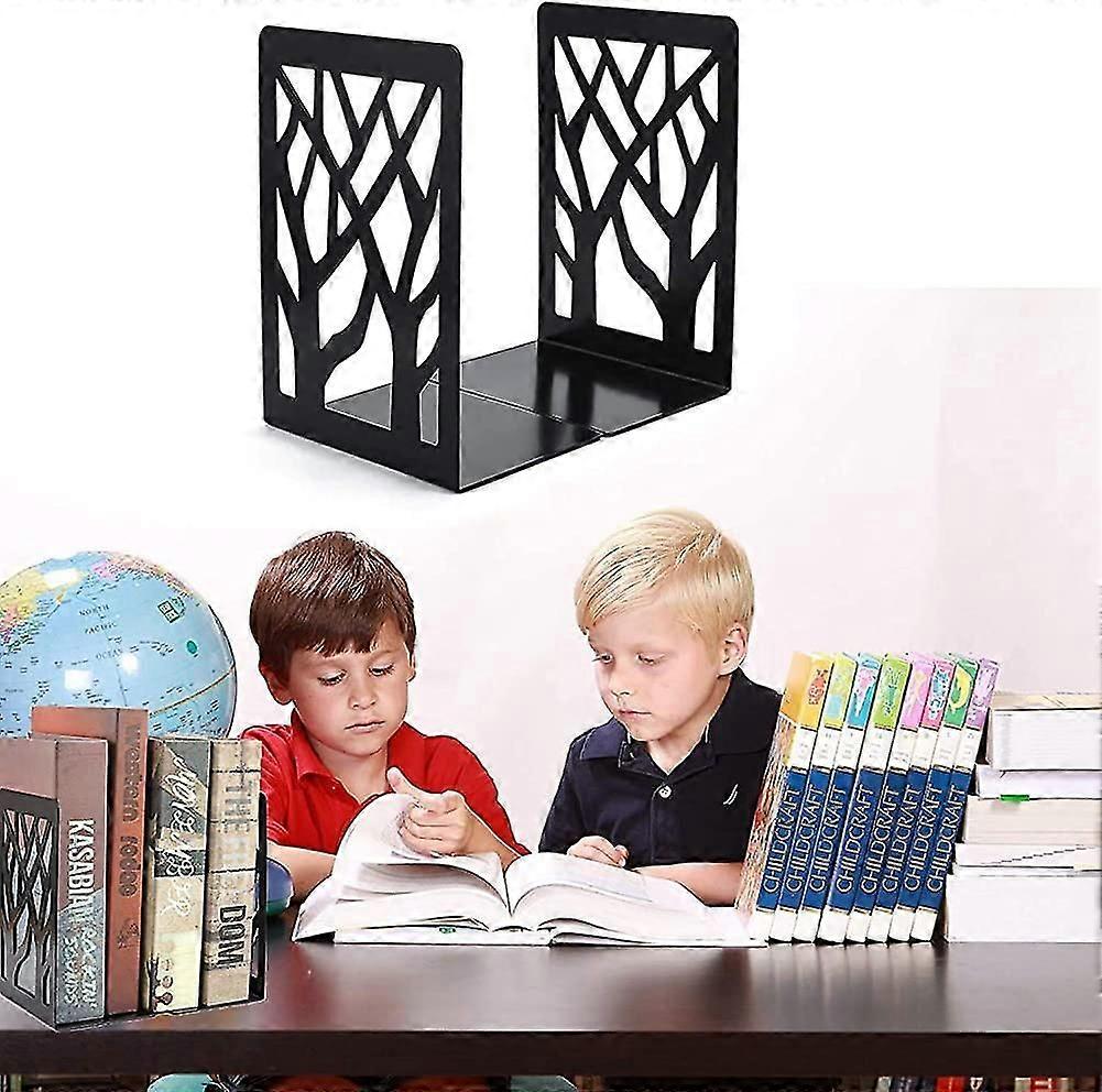 Buchstützen für Regale, klares oder metallisches Buchhalter-Set
